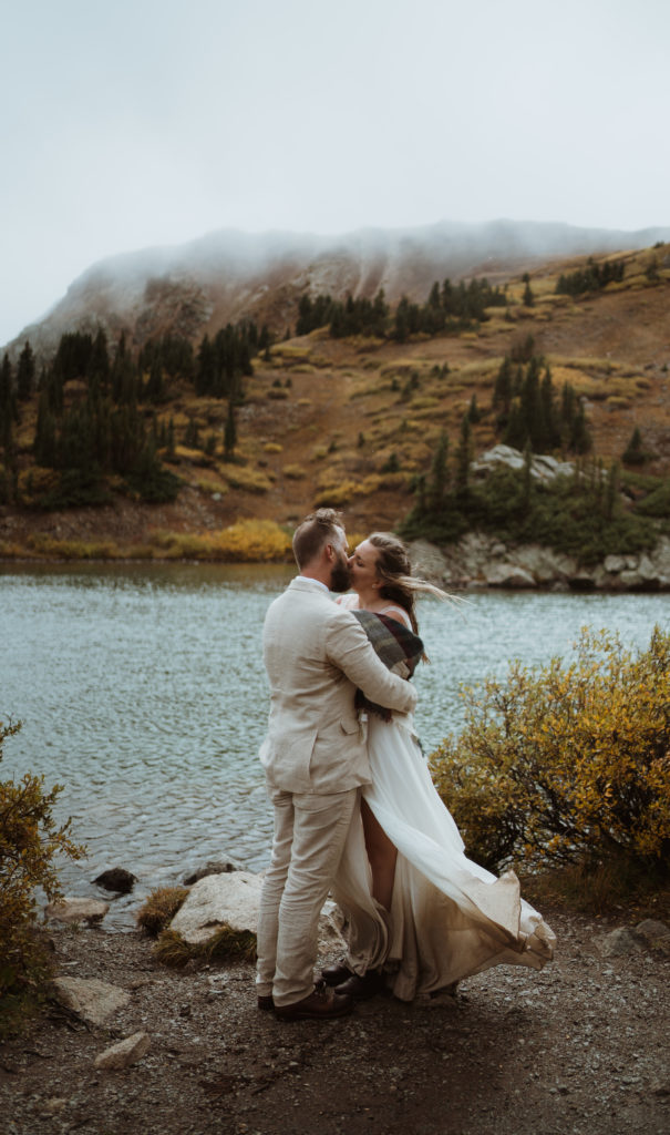 How to legally get married in Colorado. Planning your elopement in Colorado. Alpine lake hiking elopement. Adventure elopement in Colorado. 